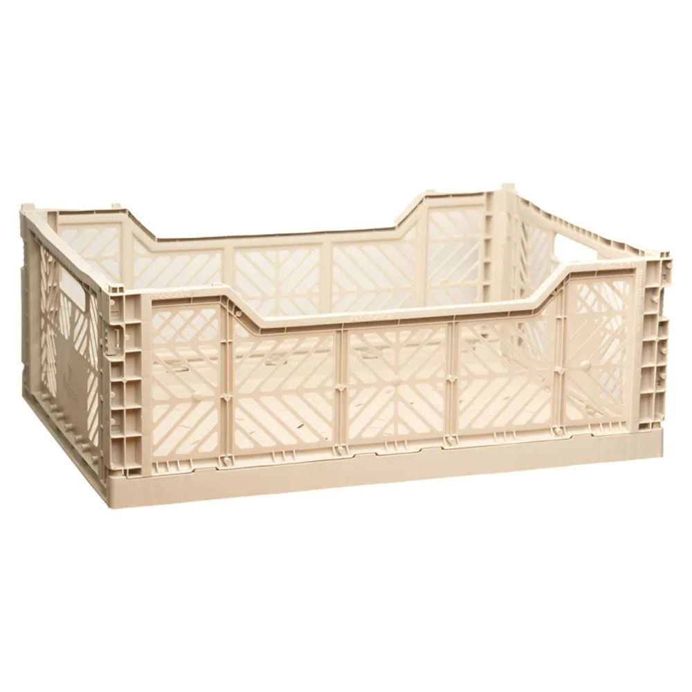 Canasto Ay-kasa Wide Aykasa Plegable Apilable Originales Sand