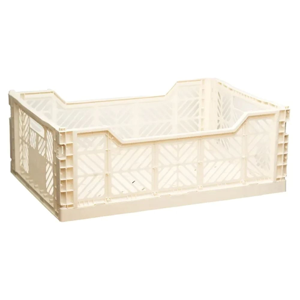 Canasto Ay-kasa Wide Aykasa Plegable Apilable Originales Coconut Milk