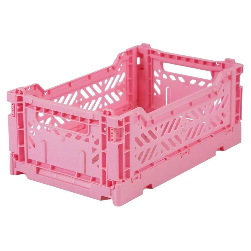Canasto Mini Ay-kasa Aykasa Plegable Apilable Originales Baby Pink