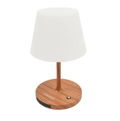 Lámpara De Mesa Gadnic Velador LED Regulable USB