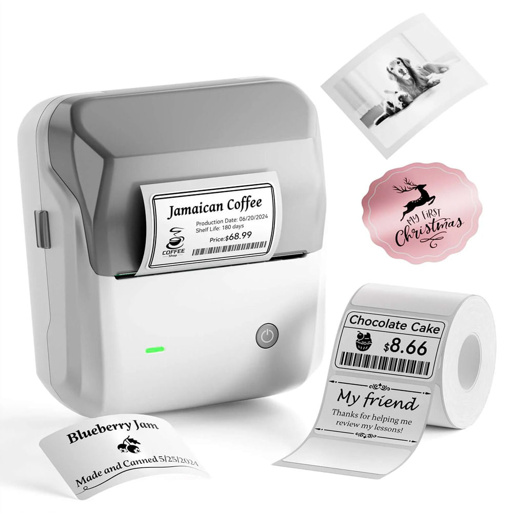 Impresora Térmica Niimbot B31 Etiquetas Adhesivas Bluetooth Blanco