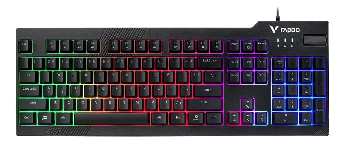 Teclado Gamer Rapoo V50S Rgb Anti-ghosting USB