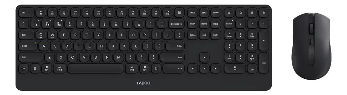 Kit Teclado Y Mouse Rapoo 9510m Inalambrico 2400 Dpi