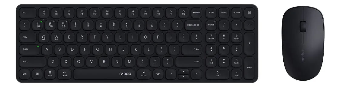 Kit Teclado Y Mouse Rapoo 9320m Inalambrico Bluetooth