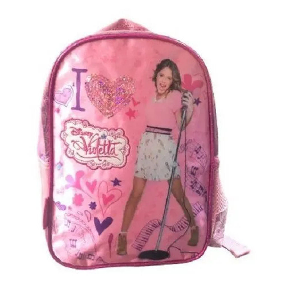Mochila Jardin Espalda Violetta 12 Disney Cresko Rosa