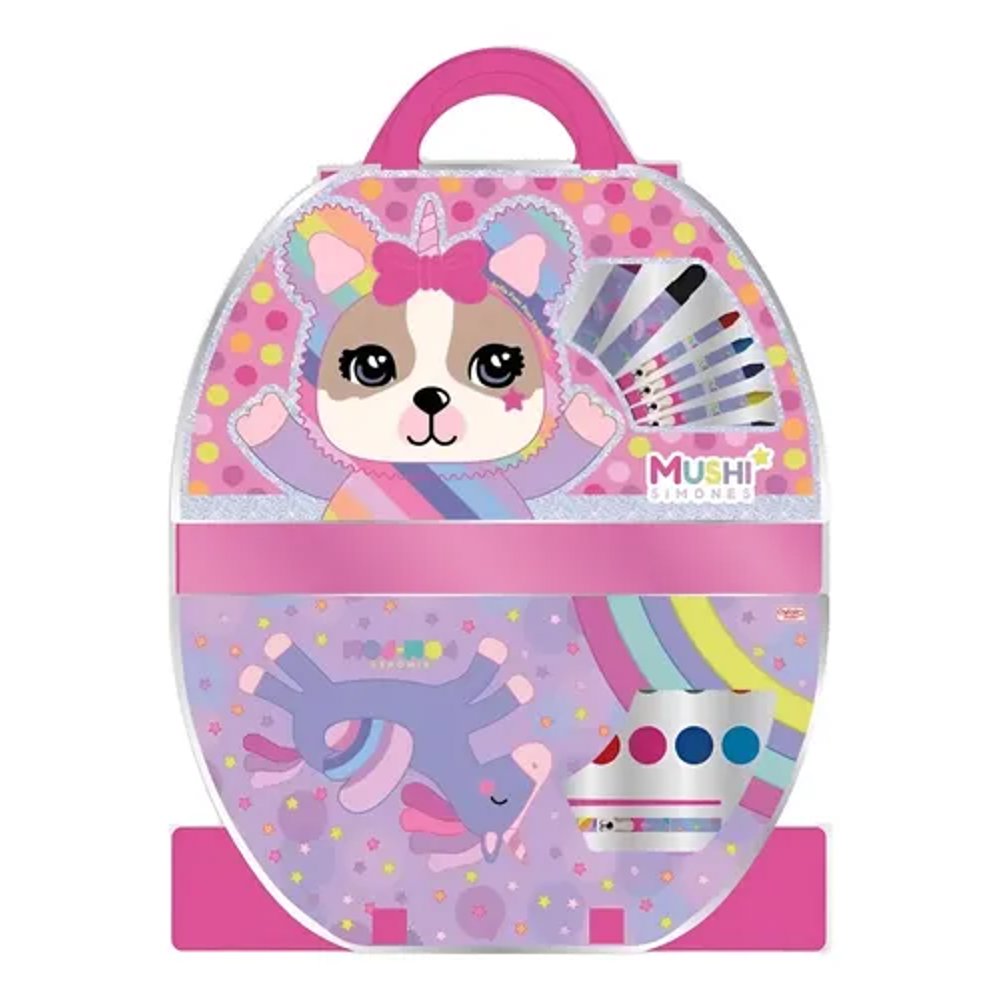 Kit Escolar Set De Arte Mushi Simones 50 Piezas