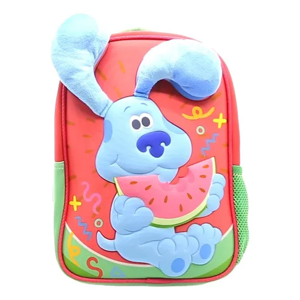 Mochila Espalda Jardin 12 Pistas De Blue Perrito Sandia Rojo Pistas De Blue