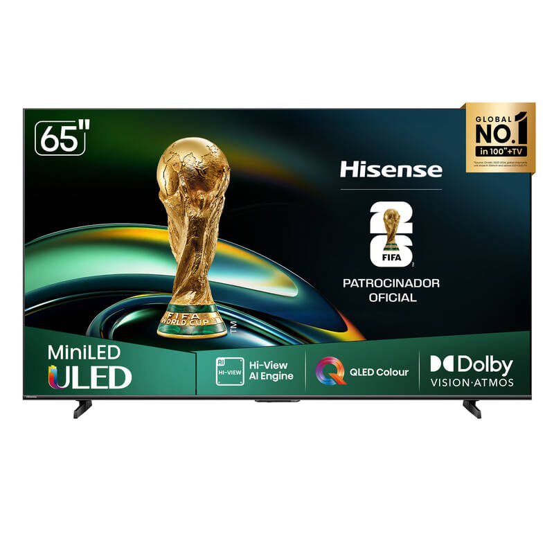 Smart Qled Mini Led Vidaa Tv Hisense 65" Uhd 4K 3840 X 2160 65U6qv