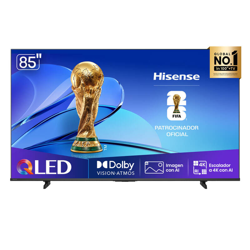 Smart Qled Vidaa Tv Hisense 85" Qled 4K 3840 X 2160 85Q6qv