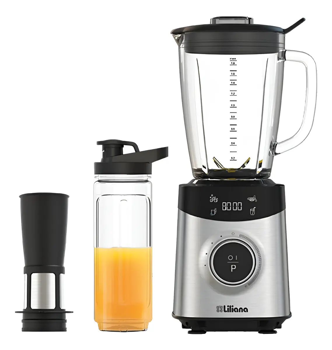 Licuadora Digital 3 En 1 Liliana Digimix AL700 1.8L 1800W