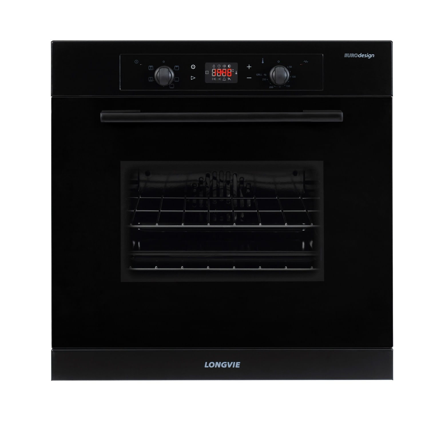 Horno Eléctrico Touch Longvie He6900g De Empotrar Color Grafito