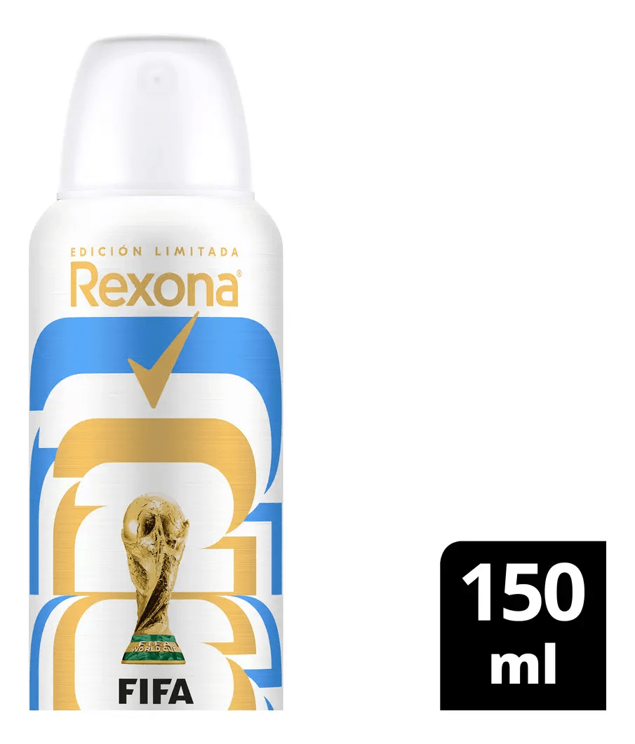 Desodorante Rexona Aerosol Edicion Especial Mundial X89g Citrica/frutal