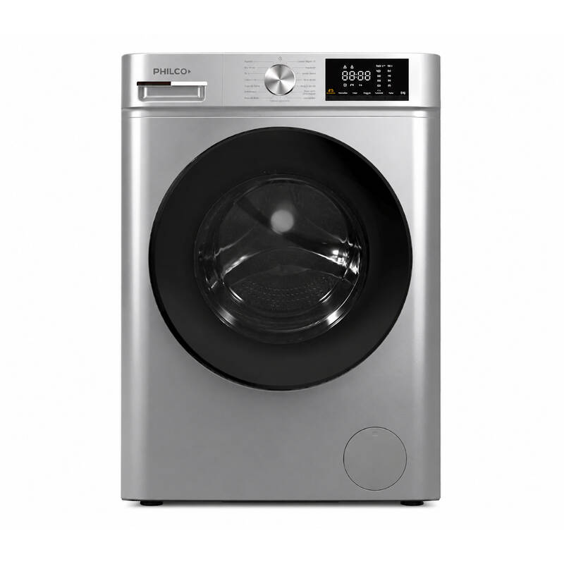 Lavarropas Carga Frontal Philco 11 Kg 1400 Rpm Inverter Gris Phlf112gn