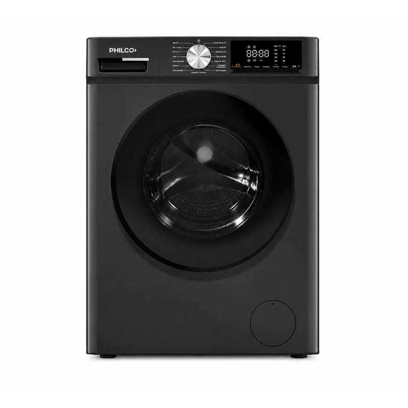 Lavarropas Carga Frontal Philco 11 Kg 1400 Rpm Inverter Gris Oscuro Phlf112dgn