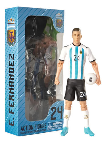 Figura De Fútbol Enzo Fernández AFA Argentina