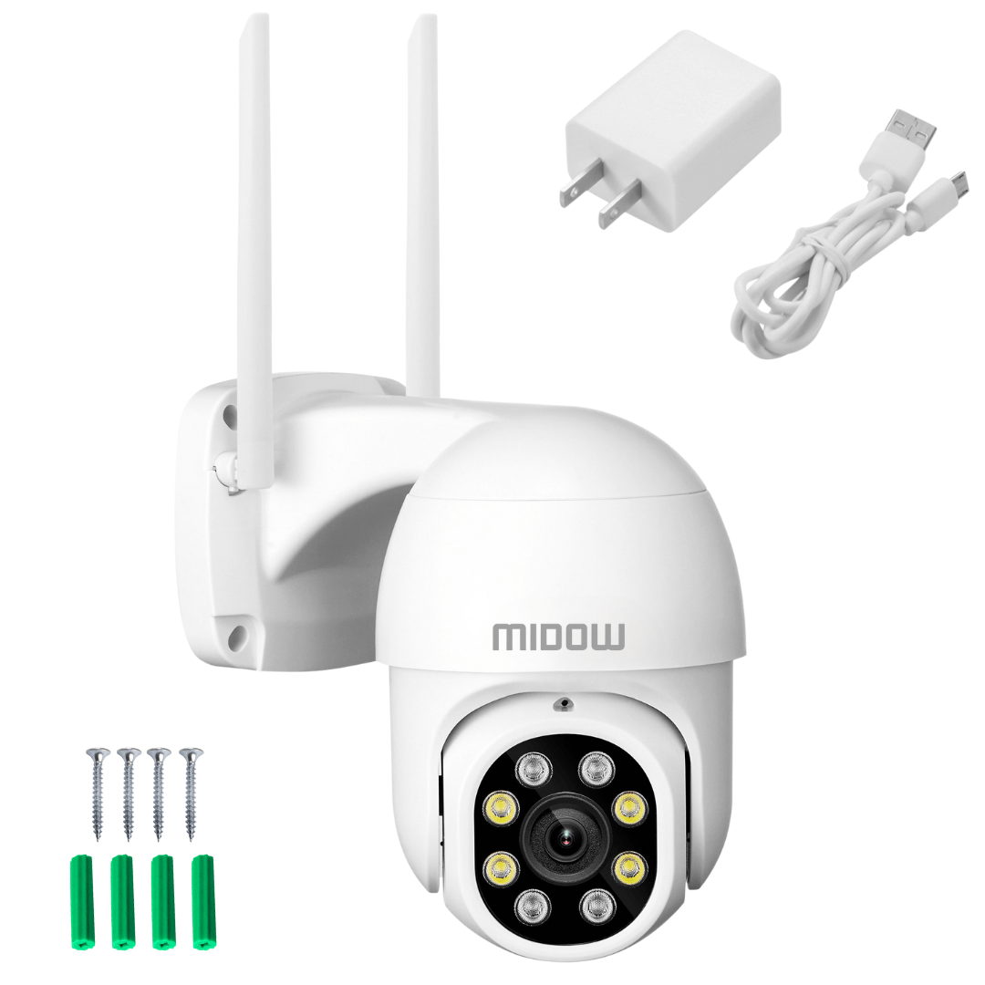 Camara de seguridad Domo inalambrica Midow WIFI 2K Dia Noche