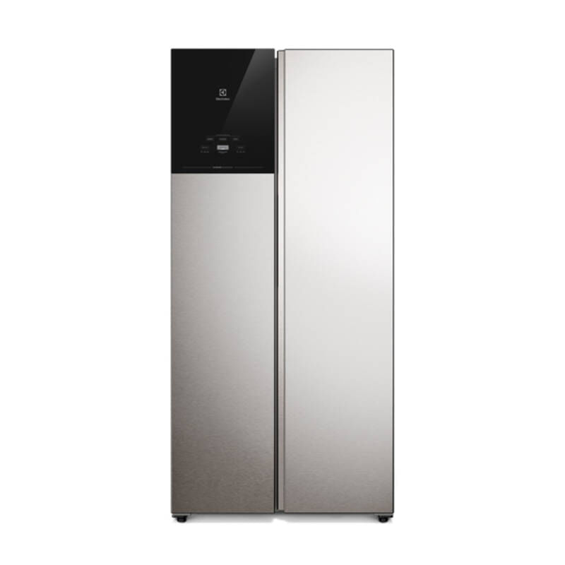 Heladera Side By Side Inverter Electrolux 431L Es40s Plata