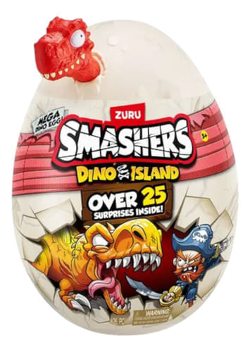 Huevo Dino Island Smashers Con 25 Sorpresas