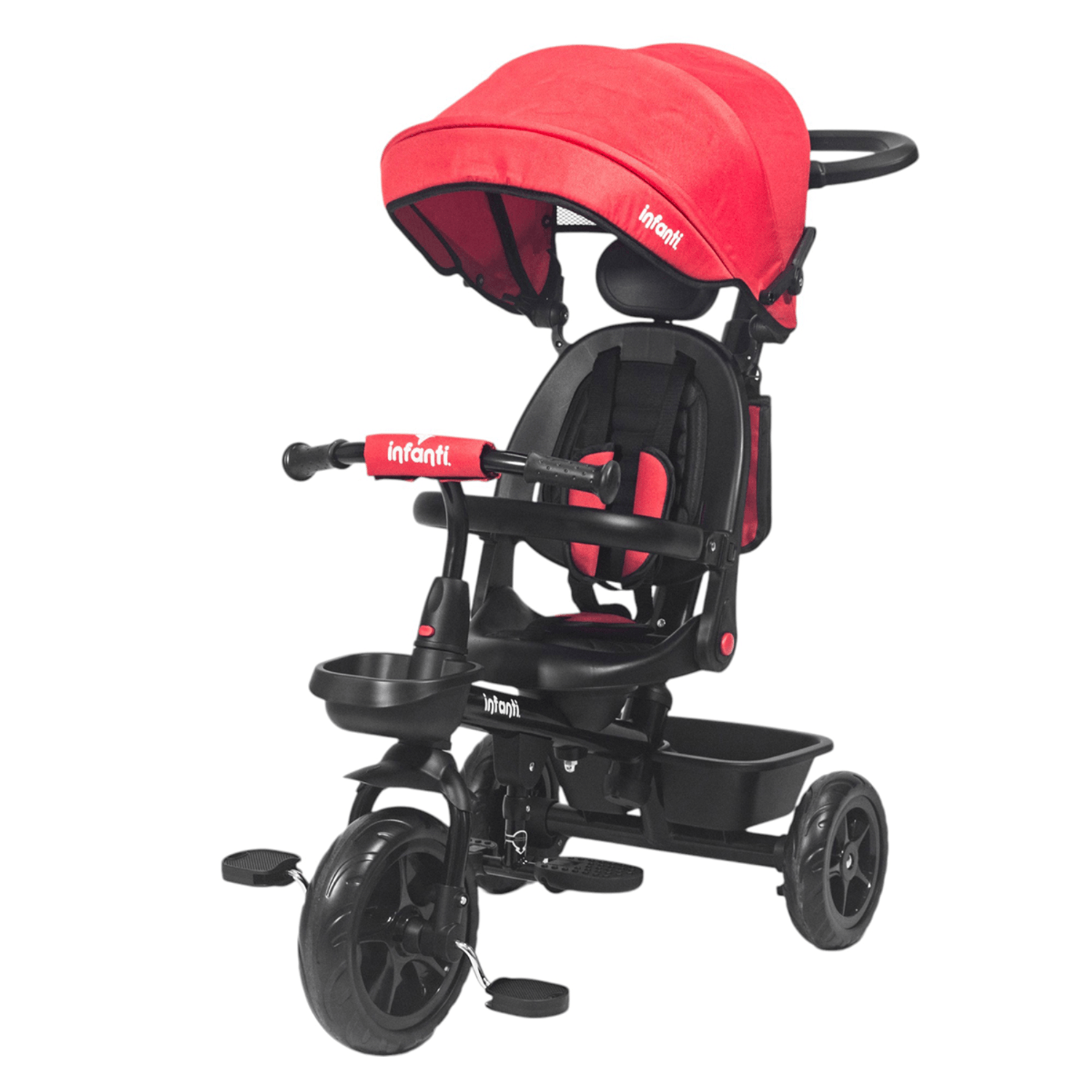 Triciclo multifuncional Infanti JY-T07B Rojo
