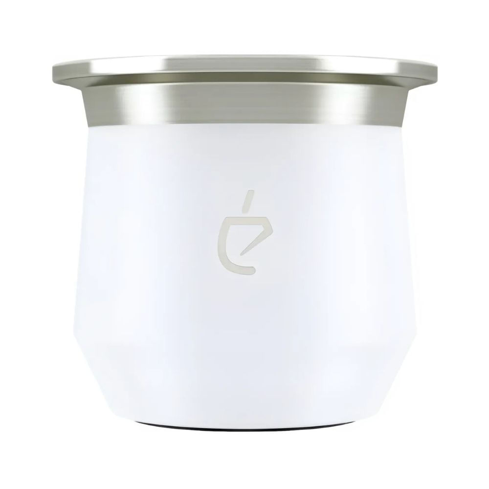 Mate Acero Inoxidable Un Mate + Regalo Color Blanco