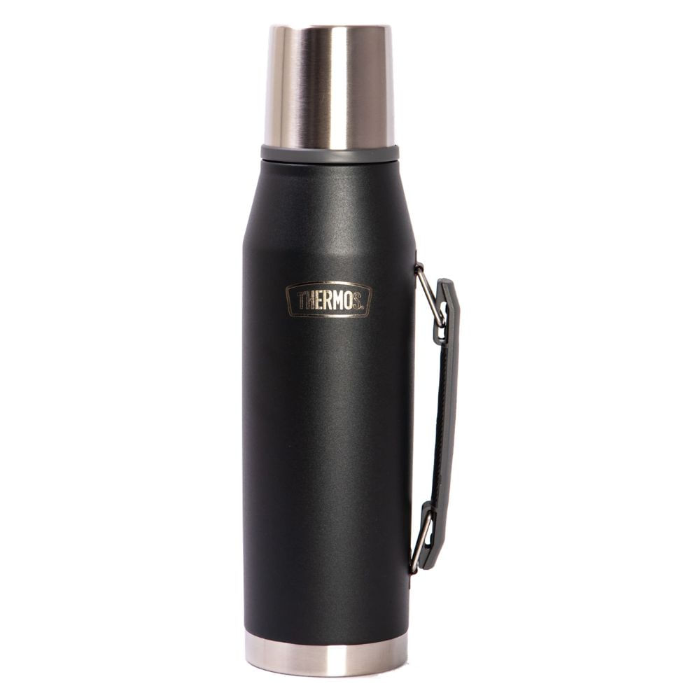 Termo Thermos Classic 1,3l Pico Cebador Frío Calor Acero Color Gris Oscuro