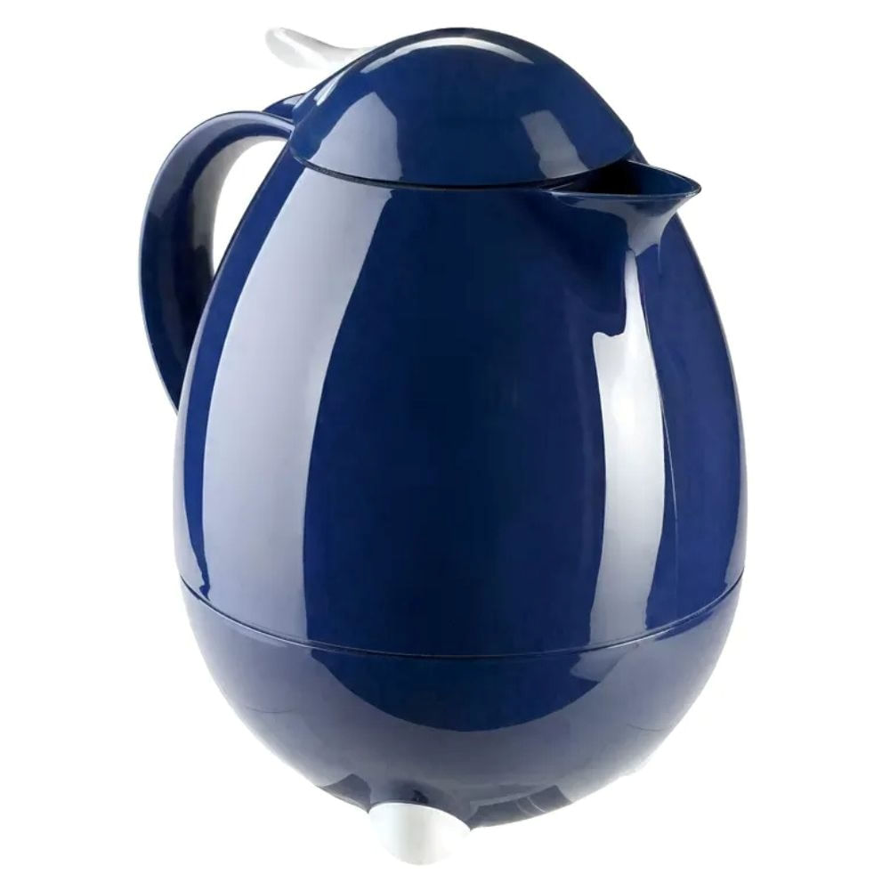 Termo Jarra Térmica Leifheit Columbus 1 Lt Frio Calor 20 Hs Color Azul