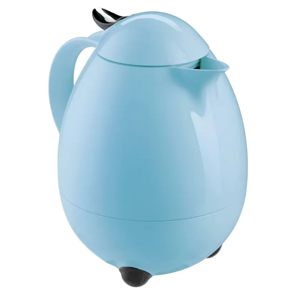 Termo Jarra Térmica Leifheit Columbus 1 Lt Frio Calor 20 Hs Color Celeste