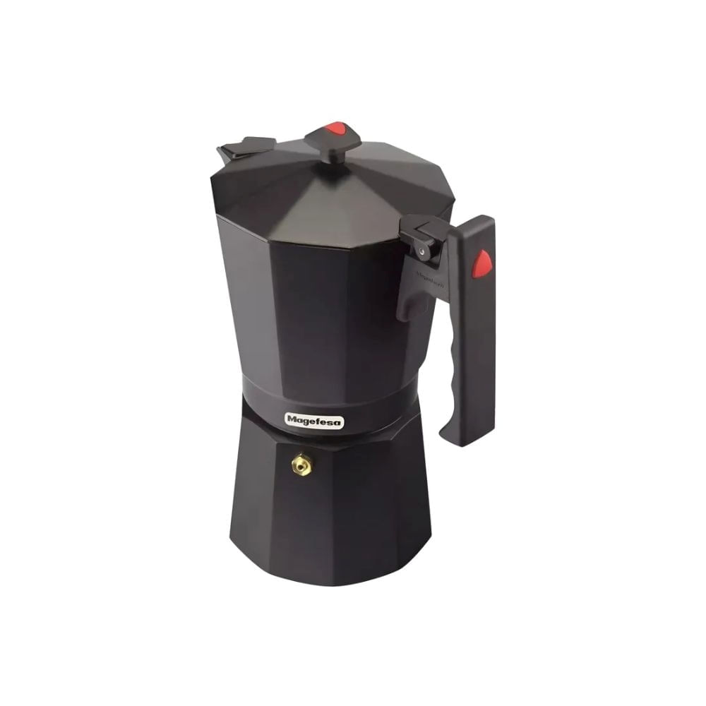 Cafetera Moka Magefesa Colombia Noir 6 Tazas Negra