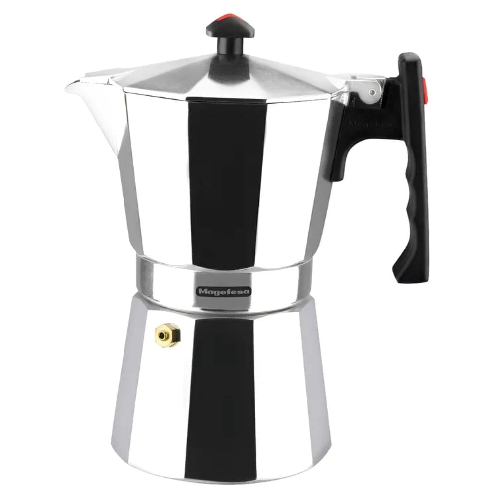 Cafetera Moka Magefesa Colombia 3 Pocillos Aluminio Plateado