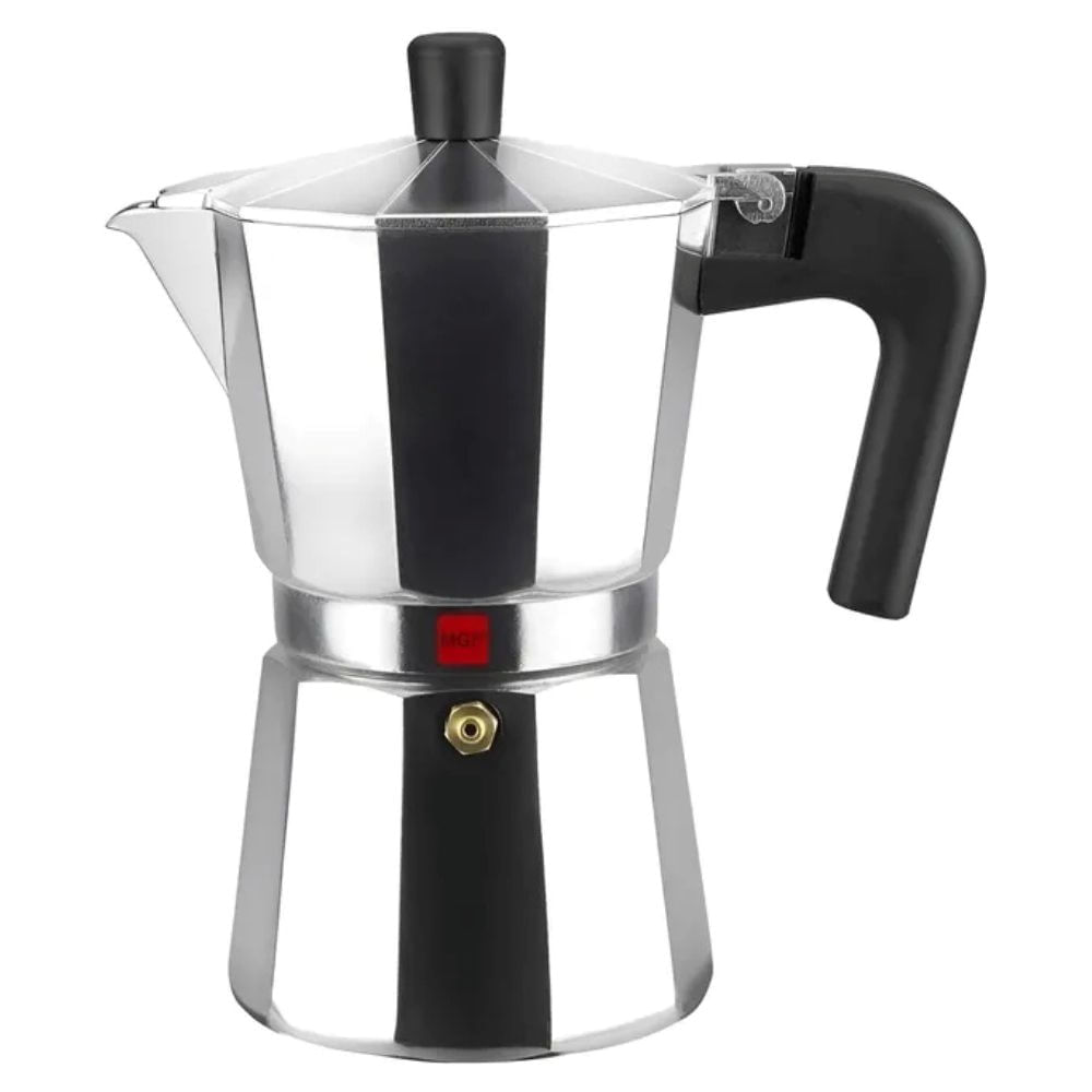 Cafetera Aluminio Magefesa Kenia 3 Tazas Moka Expreso Molido