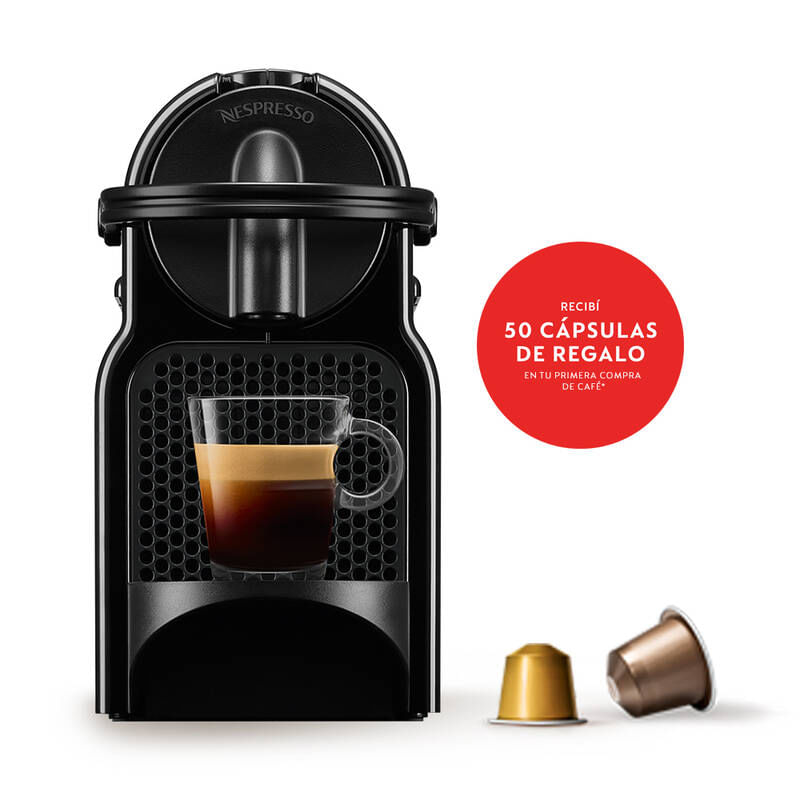 Cafetera de Capsulas Nespresso Inissia Black D40