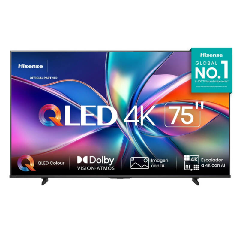 Smart Qled Vidaa Tv Hisense 75" Qled 4K 3840 X 2160 75Q6qv