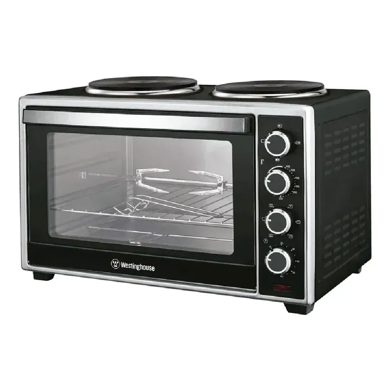 Horno Electrico Westinghouse 60l 2000w Conveccion Negro