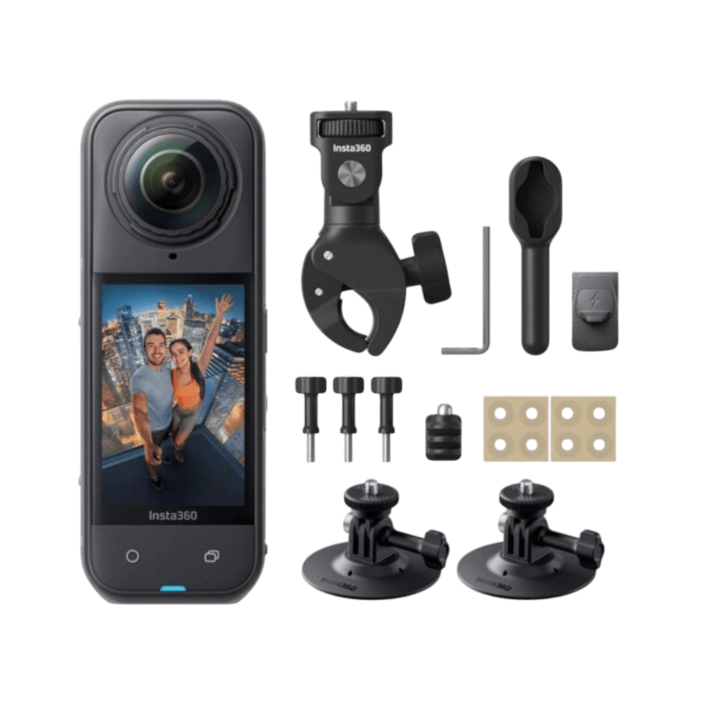 Insta 360 X5 Motorcycle Bundle Midnight Black