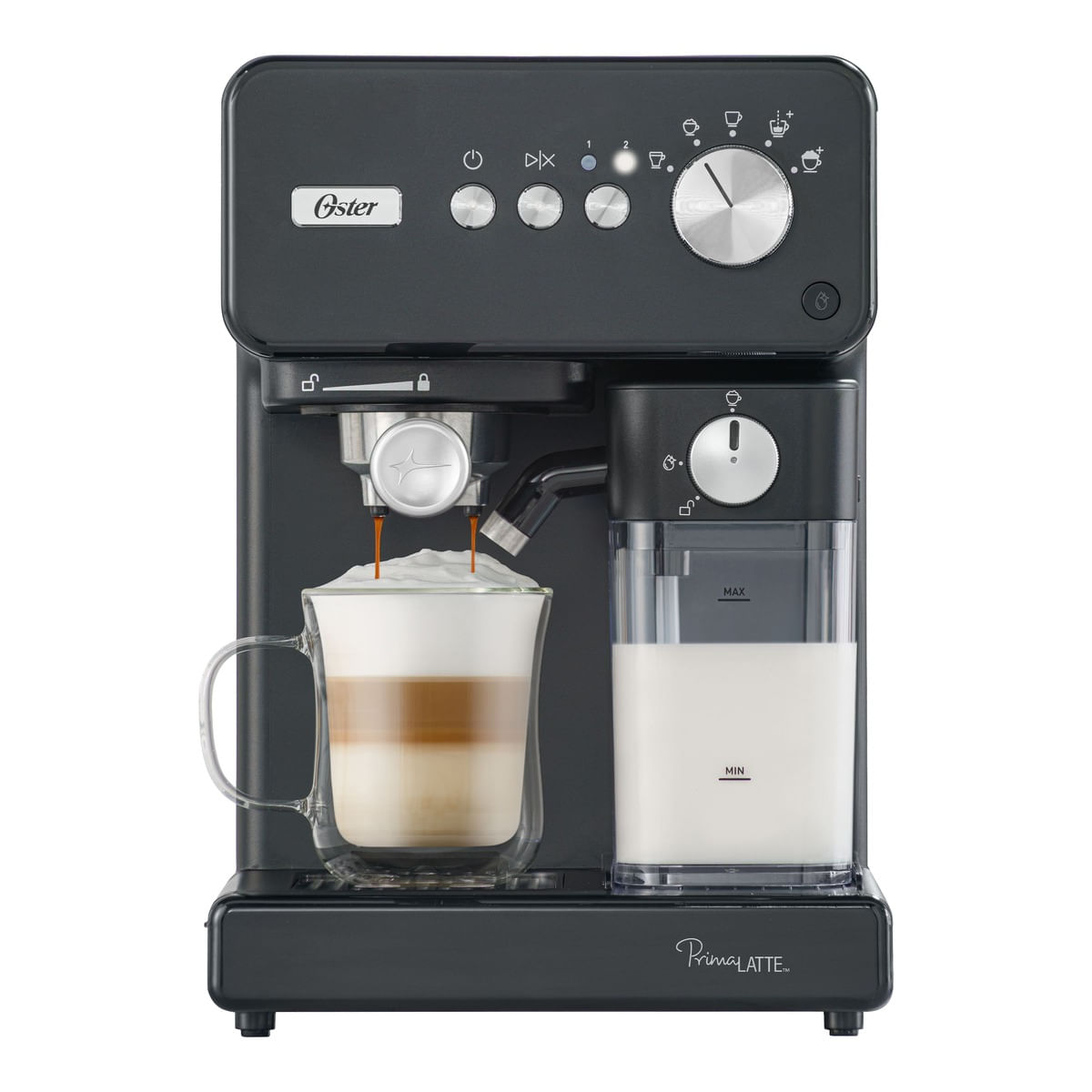 Cafetera Espresso Automatica Oster Primalatte 15 Bares Negra