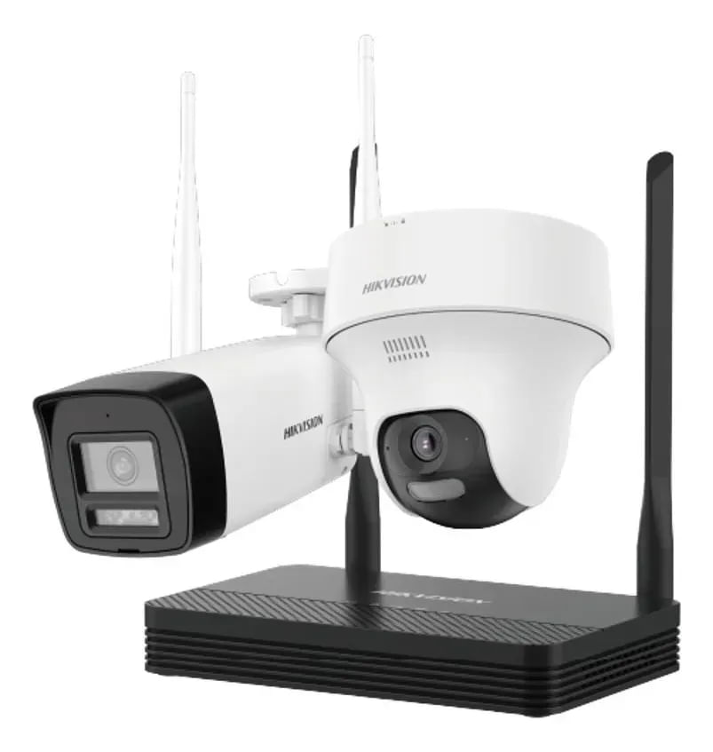 Kit Hikvision Easy Link NKS424W02H WiFi 2 Cámaras 4MP y NVR