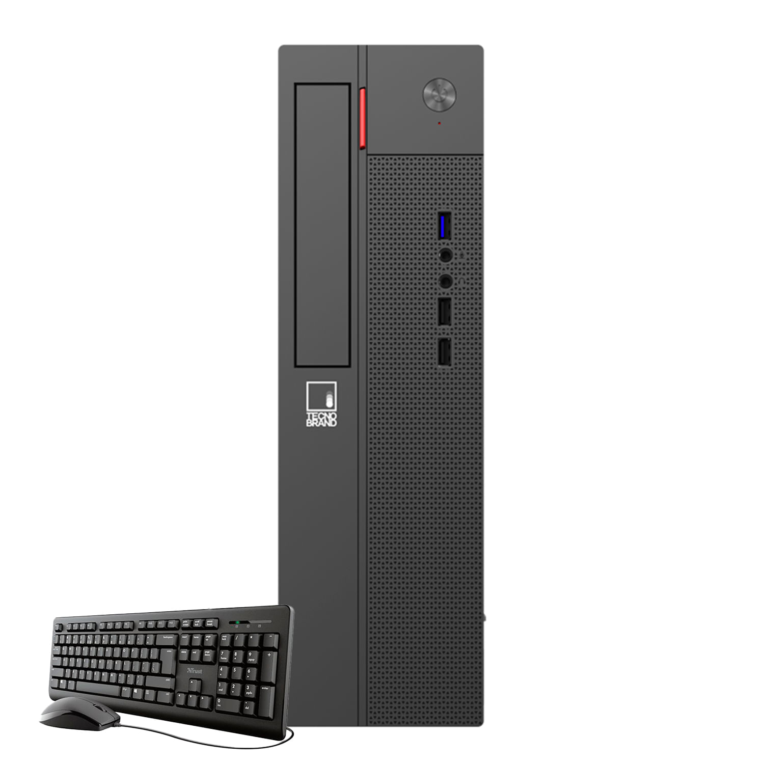 PC Tecnobrand AMD Ryzen 7 5700G 16GB RAM 480GB SSD Kit Mouse y Teclado PCTBR716G480ST