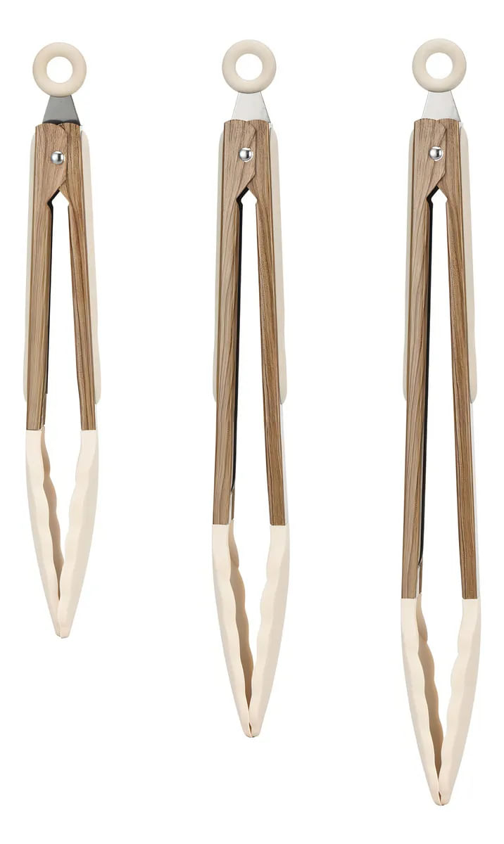 Set Pinzas 18/23/30cm Hamilton Madera