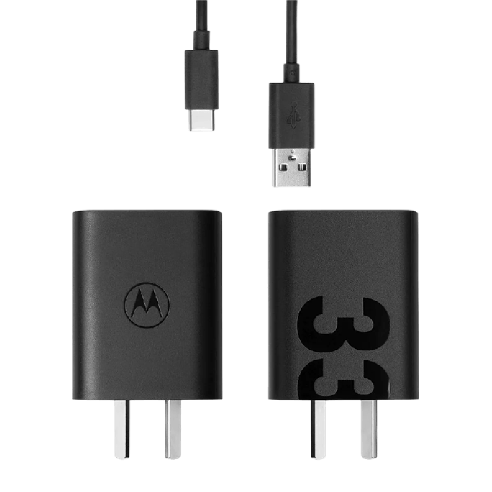 Cargador Con Cable Motorola 33w