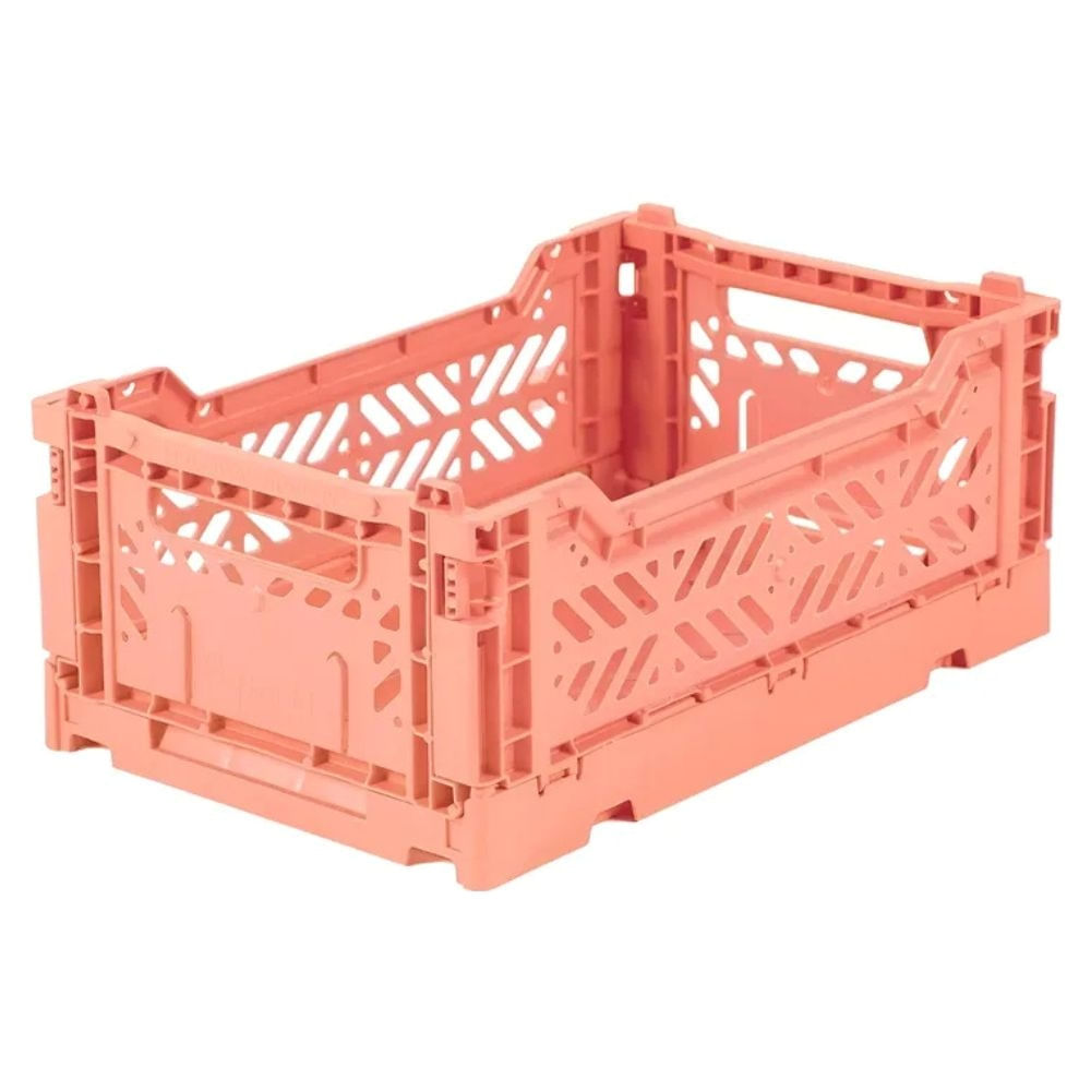 Canasto Mini Ay-kasa Aykasa Plegable Apilable Originales Salmon Pink