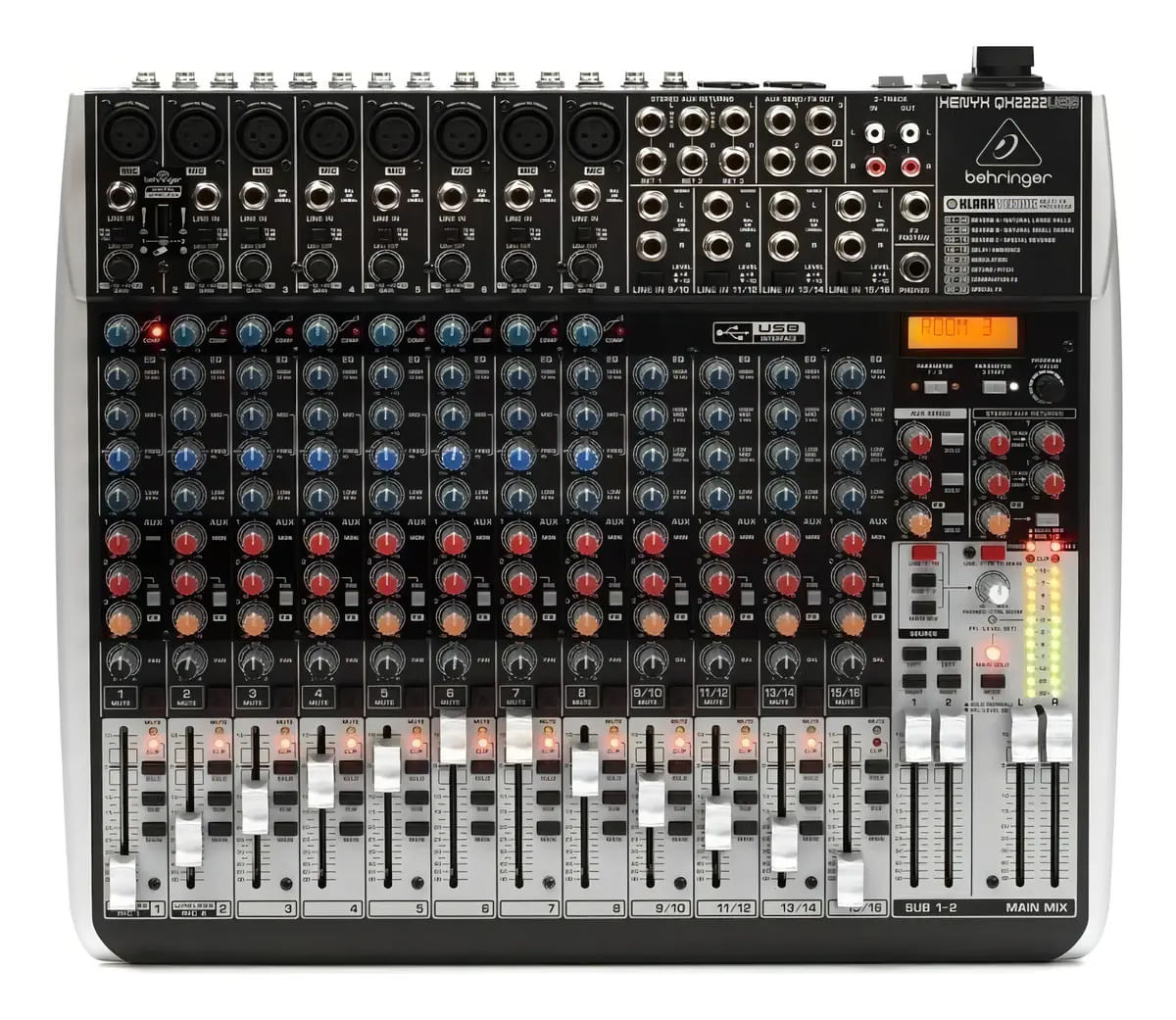 Behringer Xenyx Qx2222-Usb Consola Mixer 22 Entradas