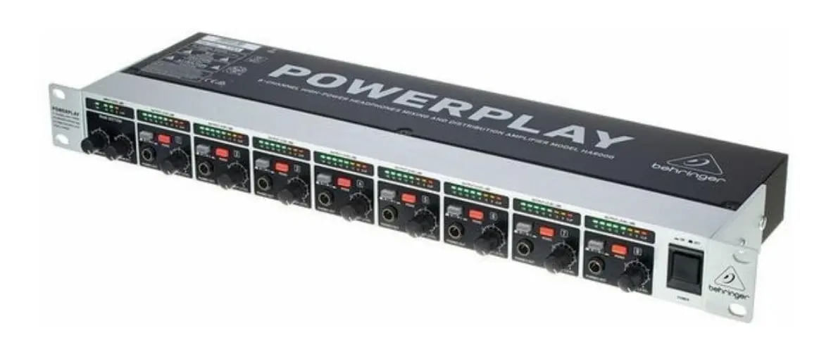 Amplificador De Auriculares Behringer Ha8000 V2 De 8 Canales