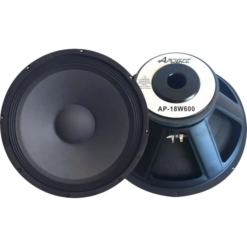 Woofer Apogee Ap18 18 Pulgadas 600w 8ohms Negro