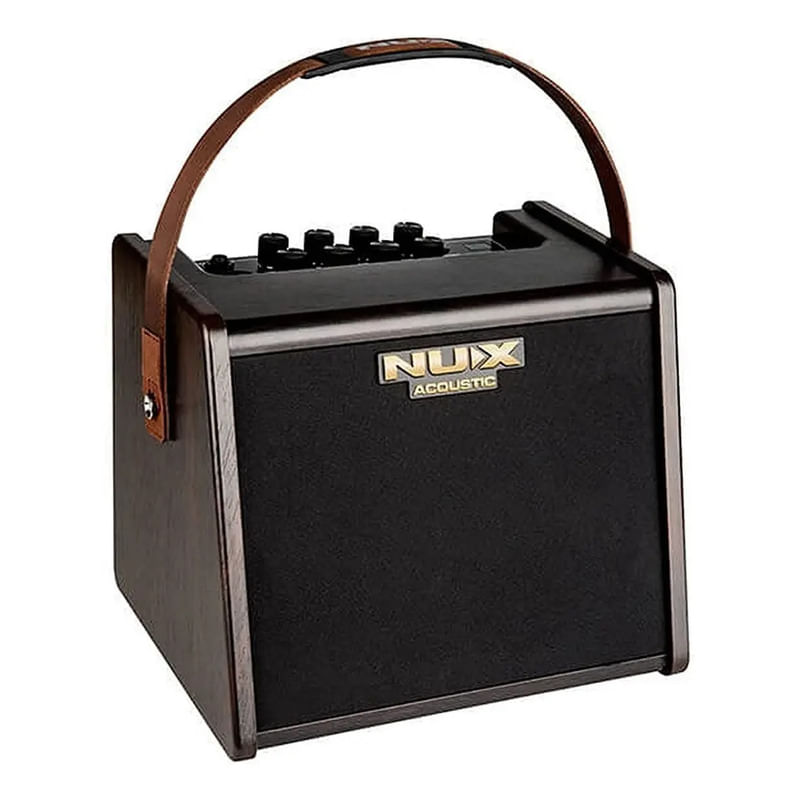 Amplificador Acustico 2 Canales Nux Ac-25 A Pilas Portatil Bluetooth