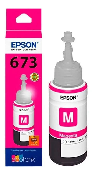 Tinta Epson Original L800 Magenta T673320
