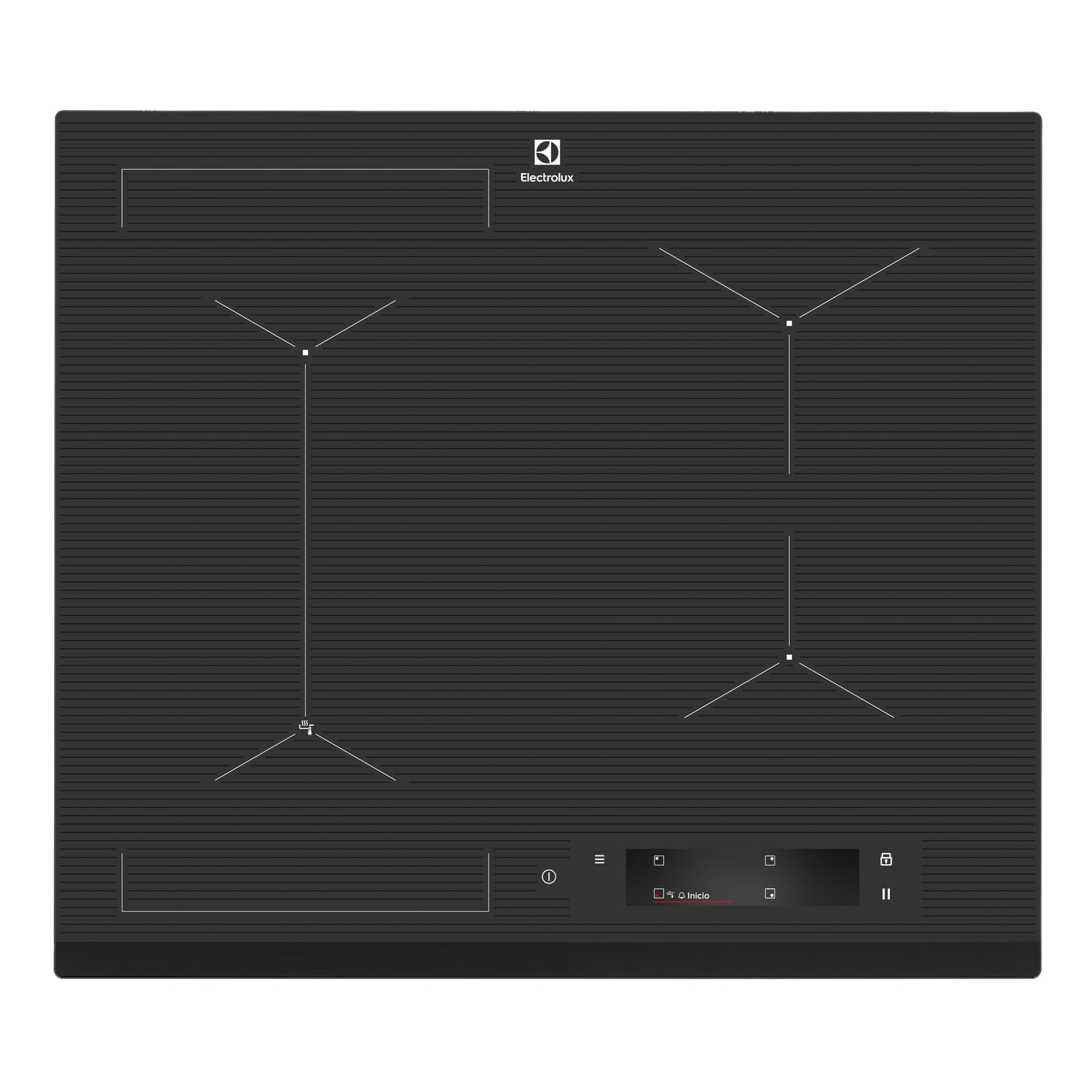 Anafe A InduccióN 4 Zonas Con Sense Fry Electrolux Ie6sf