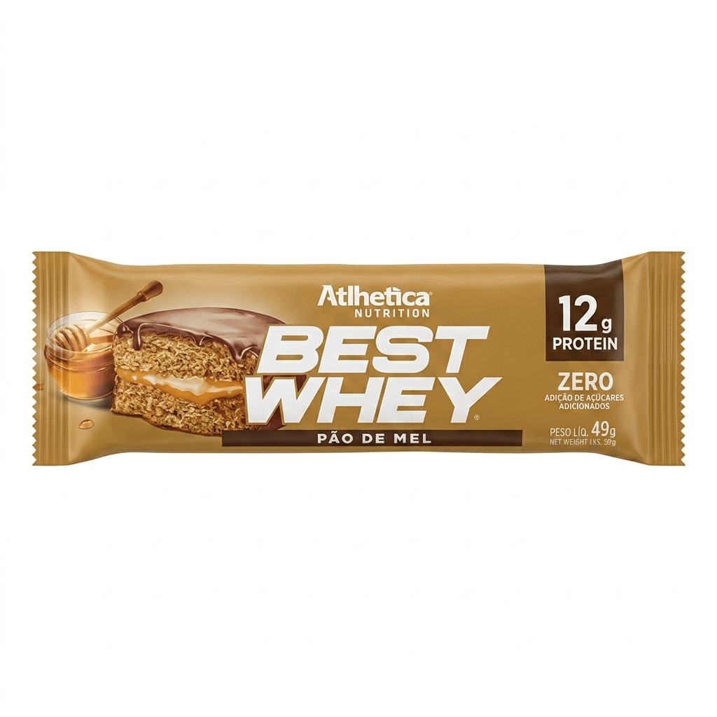 Barra Proteica Best Whey 49grs - 1 Unidad Atlhetica Nutrition