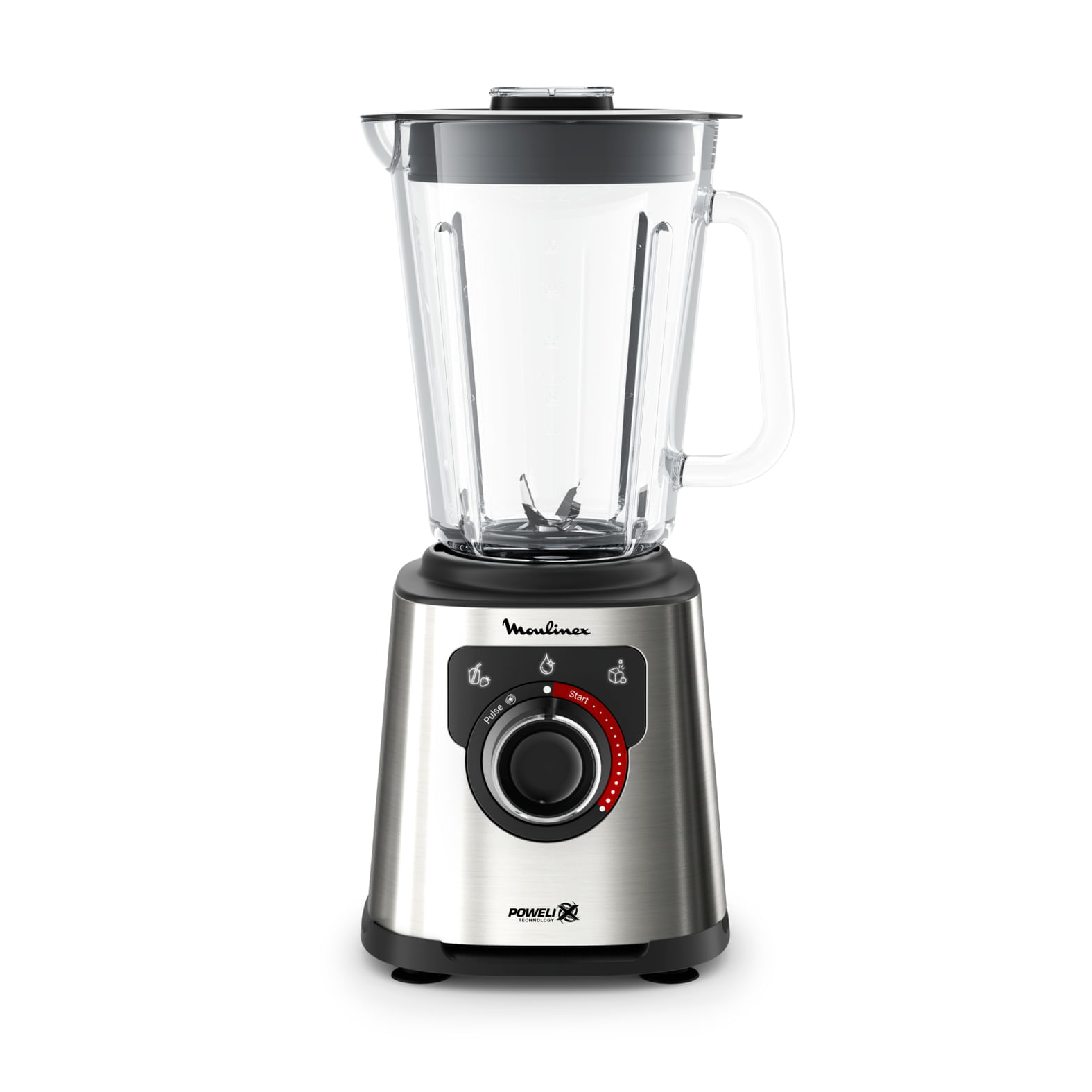 Licuadora Moulinex PerfectMix Plus 1200W 2 L Cristal Gris