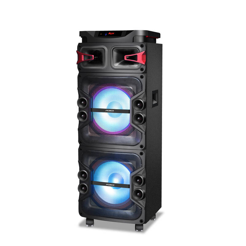 Parlante PCBox Night - PCB-SP120BT - Bluetooth - 120W - 2x12" Woofer + 2x3" Tweeter