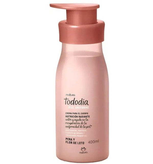 Crema Corporal Tododia Pera Y Flor De Loto 400ml Natura